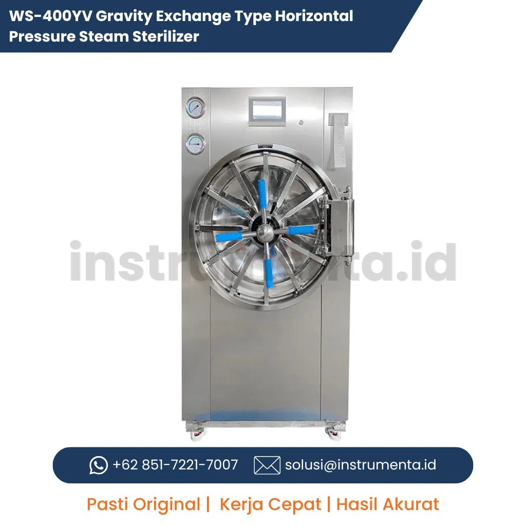 Distributor WS-400YV Gravity Exchange Type Horizontal Pressure Steam Sterilizer JIBIMED Autoclave 400 Liter